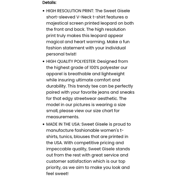 Sweet Gisele Leopard Print V-neck Fitted Tee - Picture 8 of 11